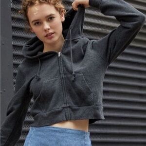 brandy dark grey jacket